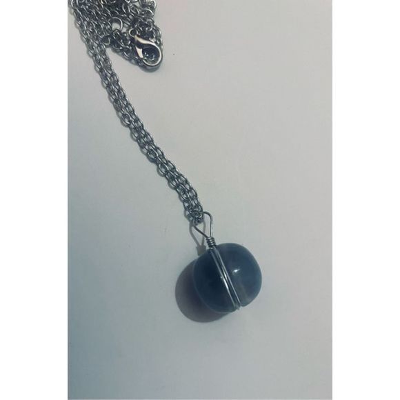 Gemini BLUE GLOBE ZODIAC STAR SIGN HOROSCOPE NECKLACE - Picture 7 of 8